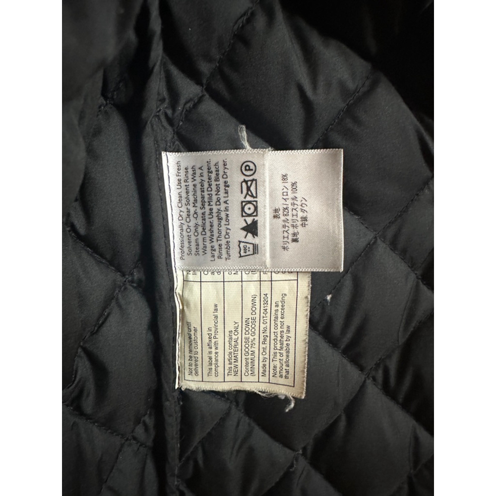 Women's Eddie Bauer Black Quilted Goose Down Vest Size Tall Large - Picture 10 of 10